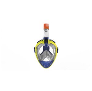 CRIVIT Maska na šnorchlování (S/M - žlutá/modrá)