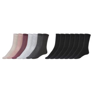 Esmara Loungewear Dámské ponožky s BIO bavlnou, 7 párů