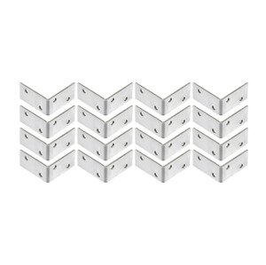 PARKSIDE® Spojovací sortiment (sada úhelníků k židlím, 40 x 40 mm, 16dílná)