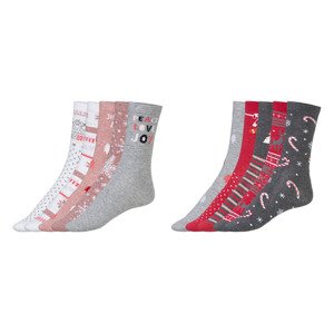 esmara® Dámské vánoční ponožky, 5 párů