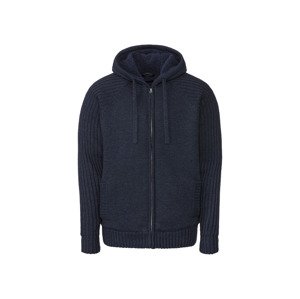 Livergy® Pánská pletená mikina (tmavě modrá, M (48/50))