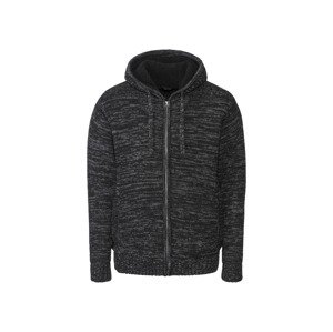 Livergy® Pánská pletená mikina (tmavě šedá, M (48/50))