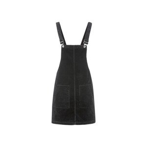 esmara® Dámské manšestrové šaty s laclem  (34, černá)