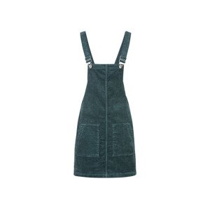 esmara® Dámské manšestrové šaty s laclem  (40, zelená)