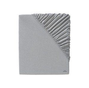 SANSIBAR Napínací prostěradlo, 90–100 x 200 cm (šedá)