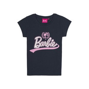 Barbie Dívčí triko (110/116, tmavě modrá)