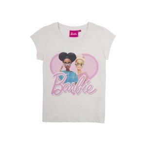 Barbie Dívčí triko (98/104, bílá)