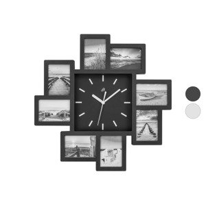 AURIOL® Nástěnné hodiny s fotografiemi
