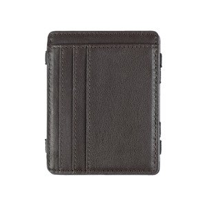 Livergy® Pánská kožená peněženka (tmavě hnědá)