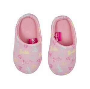 Barbie Dívčí domácí obuv (26/27, světle růžová)