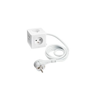 SILVERCREST® Zásuvková kostka s USB porty (bílá)