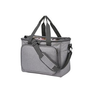 TOPMOVE® Kufr na kolečkách pro šicí stroj / Taška na pletací potřeby (taška na pletací potřeby šedá)
