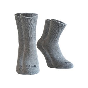 Scholl Dámské / Pánské ponožky, 2 páry (35/38, šedá)
