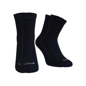 Scholl Dámské / Pánské ponožky, 2 páry (39/42, černá/pánské)