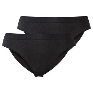 esmara® Dámské bezešvé kalhotky, 2 kusy (S (36/38), černá)