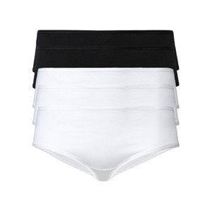 esmara® Dámské kalhotky XXL, 5 kusů  (XL (48/50), černá/bílá)