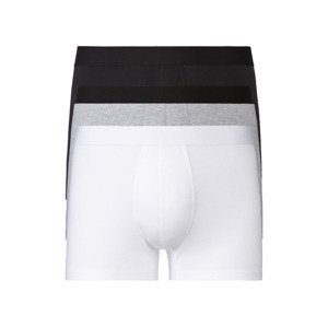 LIVERGY® Pánské boxerky, 3 kusy (4/S, černá/zelená/bílá)
