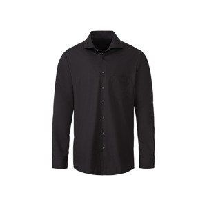 LIVERGY® Pánská business košile "Regular Fit" (40, černá)