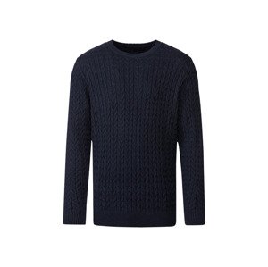 LIVERGY® Pánský svetr (XL (56/58), tmavě modrá)