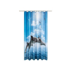 LIVARNO home Sprchový závěs, 180 x 200 cm (delfín)