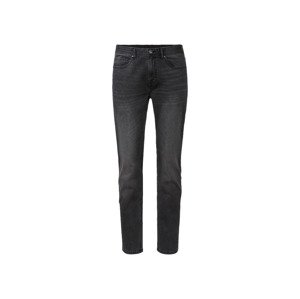LIVERGY® Pánské džíny "Slim Fit" (50 (34/30), tmavě šedá)