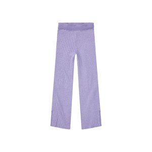 pepperts!® Dívčí vroubkované kalhoty (134/140, lila fialová)