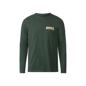 LIVERGY® Pánské triko s dlouhými rukávy (M (48/50), zelená)