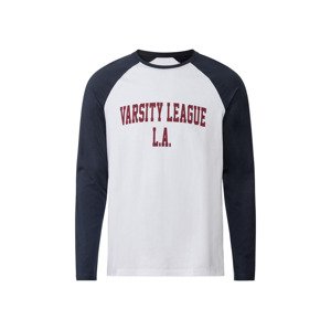 LIVERGY® Pánské triko s dlouhými rukávy (XL (56/58), bílá)