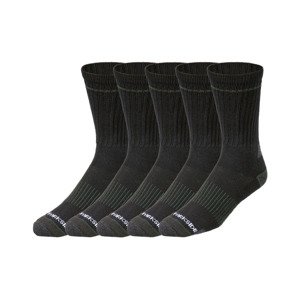 PARKSIDE® Pánské pracovní ponožky, 5 párů (39/42, černá/šedá)