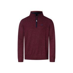 LIVERGY® Pánský pletený svetr (S (44/46), červená)