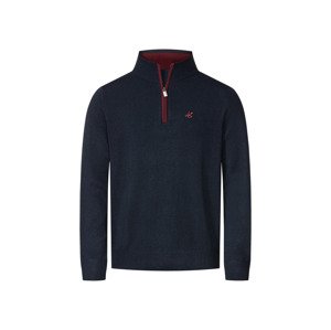 LIVERGY® Pánský pletený svetr (XL (56/58), navy modrá)