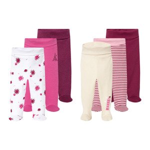 lupilu® Dívčí kalhoty „Jogger" s BIO bavlnou, 3 kusy