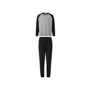 LIVERGY® Pánské pyžamo (XL (56/58), šedá/černá)