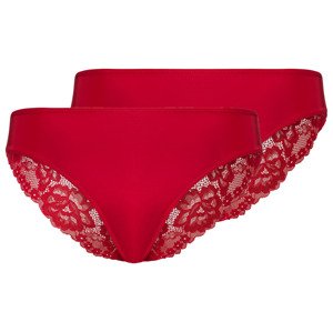 esmara® Dámské krajkové kalhotky (XS (32/34), červená)