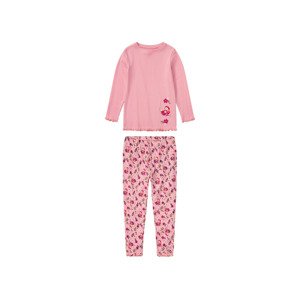 lupilu® Dívčí pyžamo s BIO bavlnou (98/104, světle růžová)