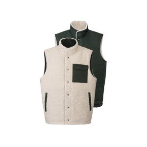 LIVERGY® Pánská oboustranná vesta (XL (56/58), zelená)