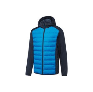 Crivit Pánská prošívaná bunda (XL (56/58), světle modrá / navy modrá)