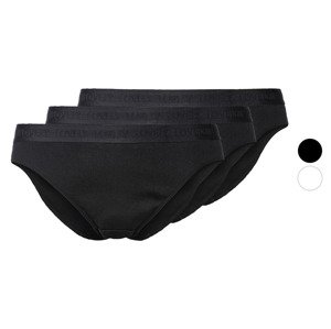 esmara® Dámské kalhotky s BIO bavlnou, 3 kusy
