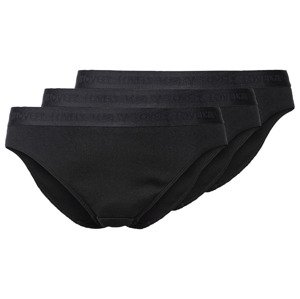 esmara® Dámské kalhotky s BIO bavlnou, 3 kusy (XS (32/34), černá)