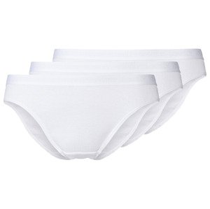 esmara® Dámské kalhotky s BIO bavlnou, 3 kusy (S (36/38), bílá)