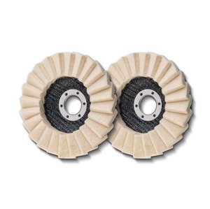 PARKSIDE® Příslušenství k úhlové brusce (lešticí kotouč z plsti, 2 kusy)