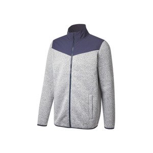 Crivit Pánská fleecová mikina (XL (56/58), šedá)