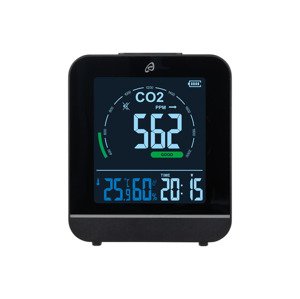 AURIOL® Monitor oxidu uhličitého (černá)