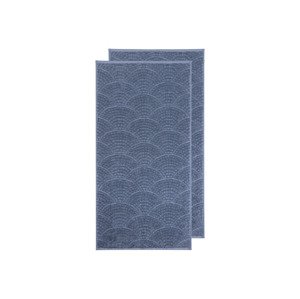 Kleine Wolke Ručník pro hosty, 30 x 50 cm, 2 kusy (modrá)