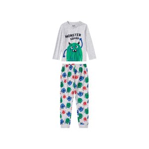 lupilu® Chlapecké pyžamo s BIO bavlnou (98/104, světle šedá vzorovaná)