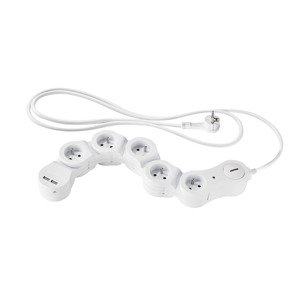 Silvercrest® Ohebná zásuvková lišta (bílá)