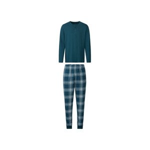LIVERGY® Pánské pyžamo (XXL (60/62), zelená káro)