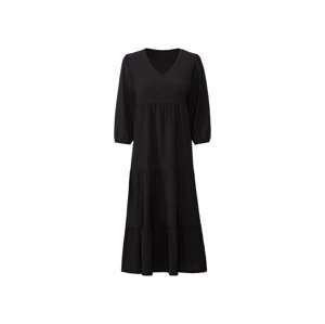 esmara® Dámské midi šaty (XS (32/34), černá)