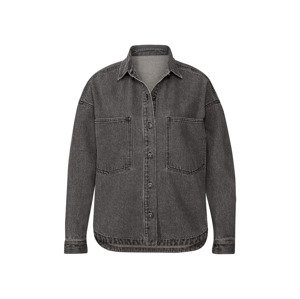 esmara® Dámský džínový overshirt (34, šedá)