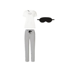 esmara® Dámské pyžamo (XS (32/34), bílá/černá)